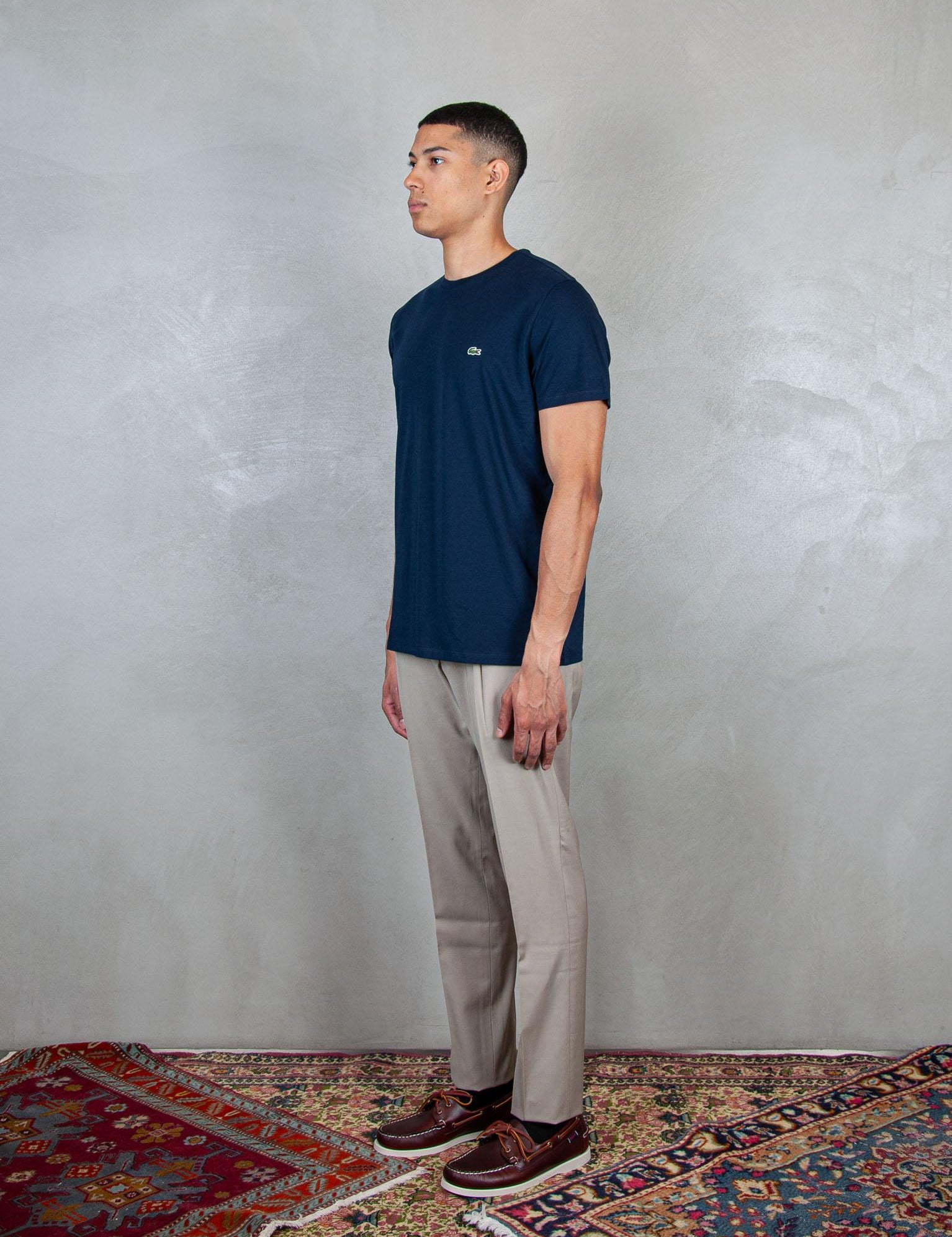 >T-Shirt in cotone Pima TH6709 166 Lacoste 