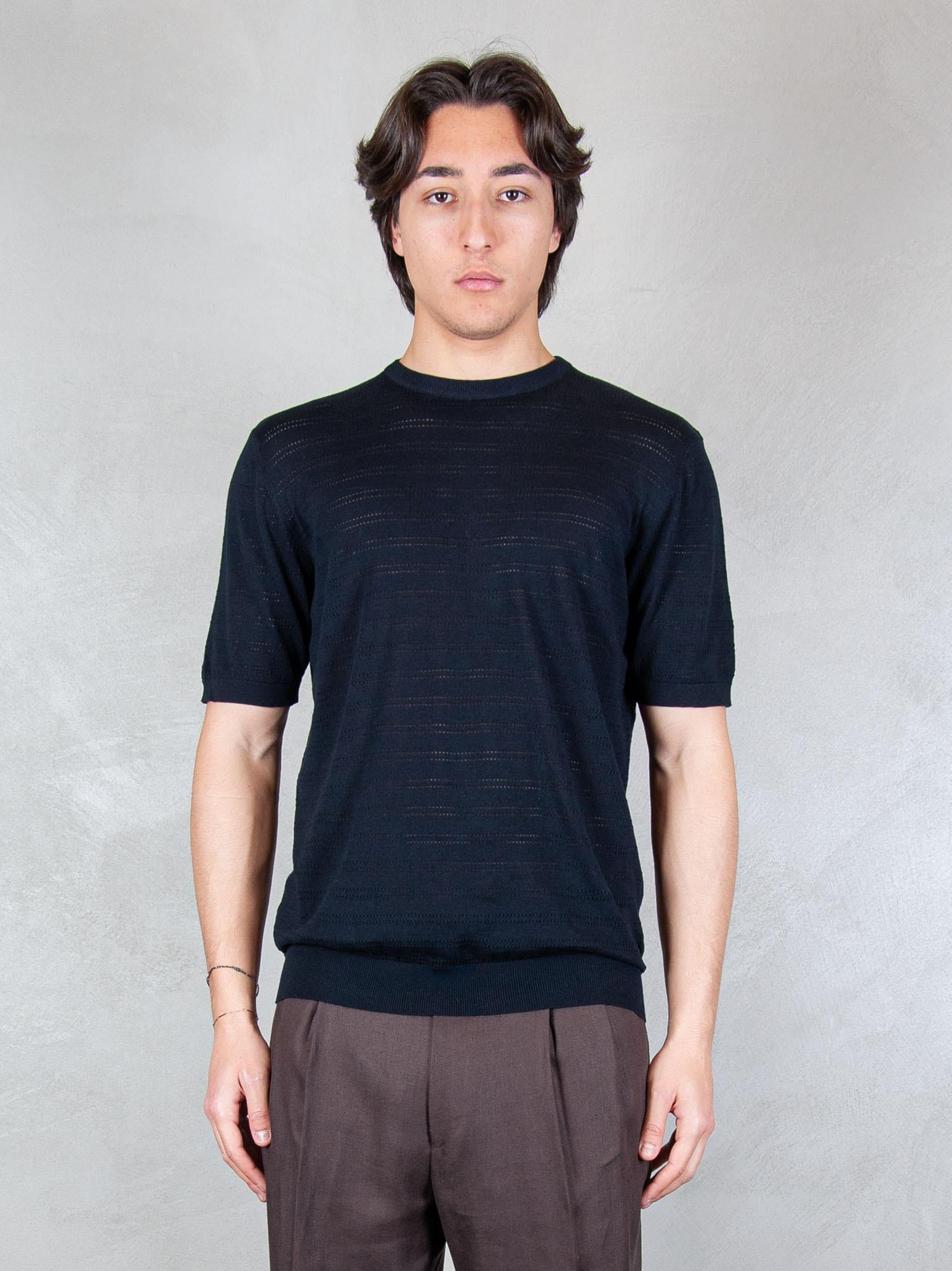 Seinse Maglia Traforata ME3260 BLUE NAVY Seinse 