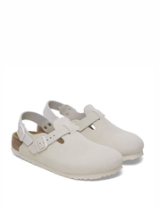 Birkenstock <BR/>Tokio Suede TOKIO SUEDE-ANTIQUE WHT Birkenstock 