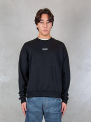 Woc felpa <BR/>Atlanta crewneck SW021FL NERO WOC 