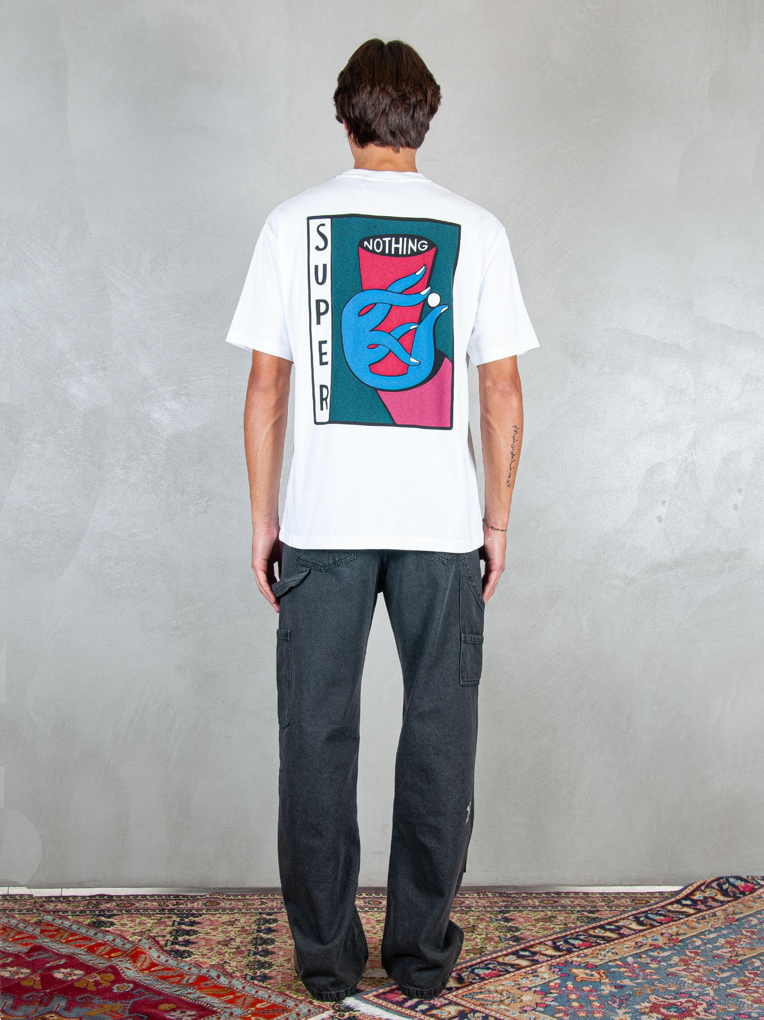 Parra T-shirt Super Nothing tee 54100 WHITE Parra 