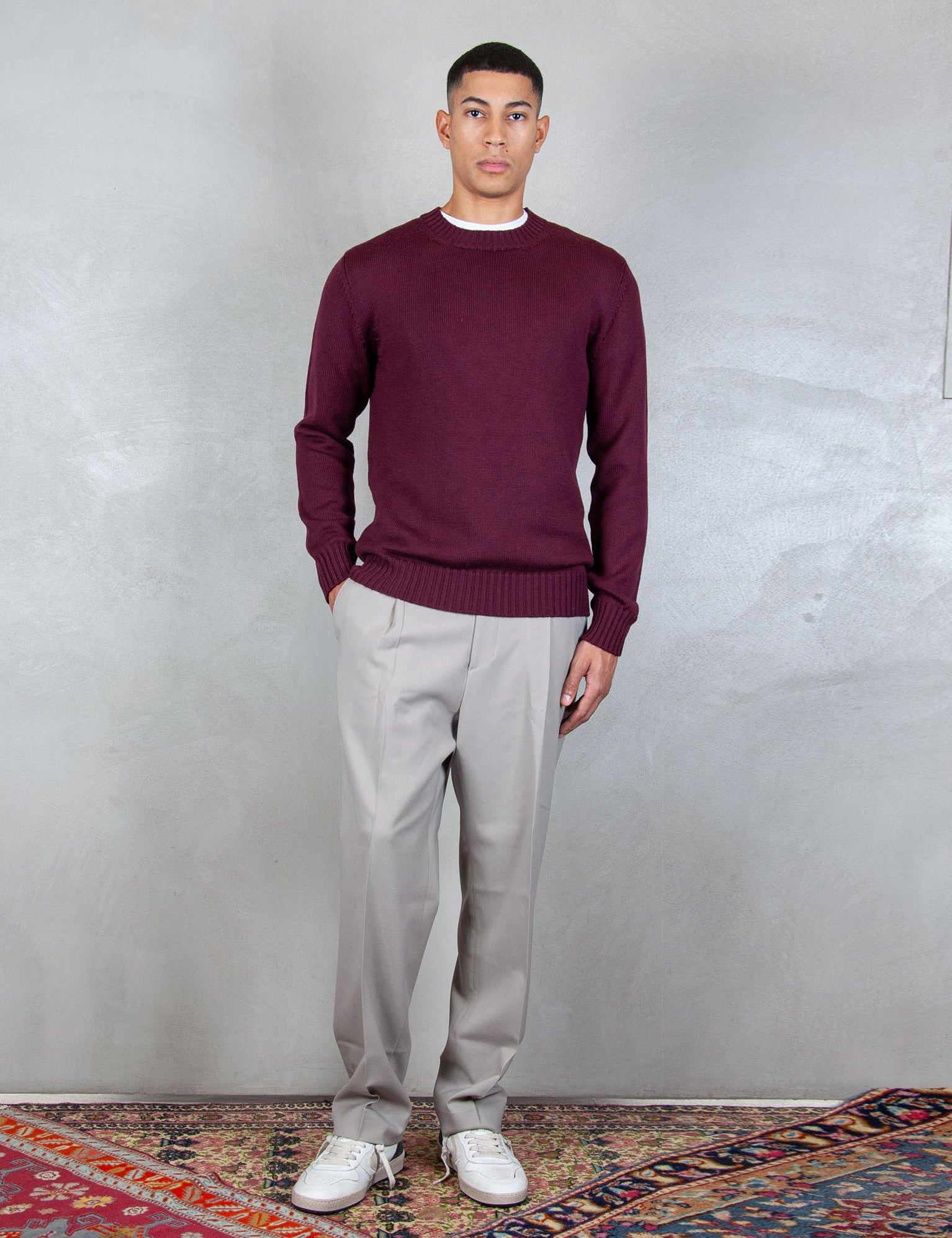 >Maglia girocollo AU3030C 1009 Alpha Studio 