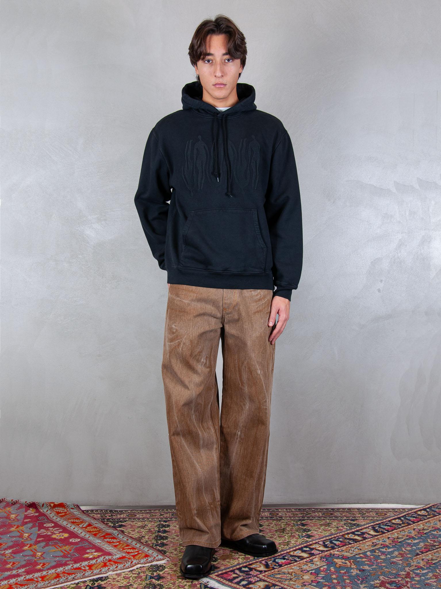 Parra Felpa Connected Guy hooded 54226 BLACK Parra 