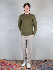 Markup Maglia <BR/>Girocollo MK10001 MILITARE MarkUp 