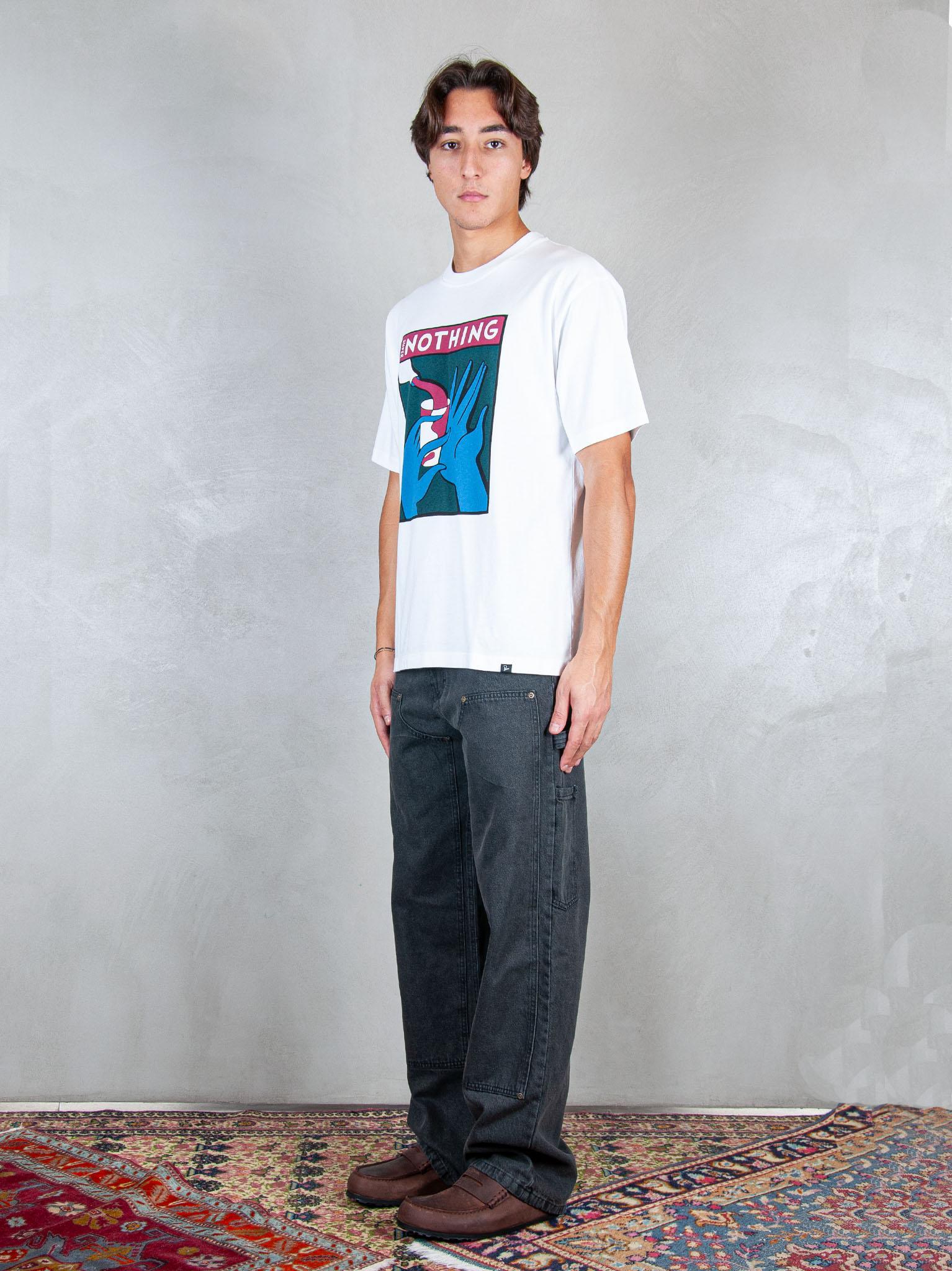 Parra T-shirt Super Nothing tee 54100 WHITE Parra 