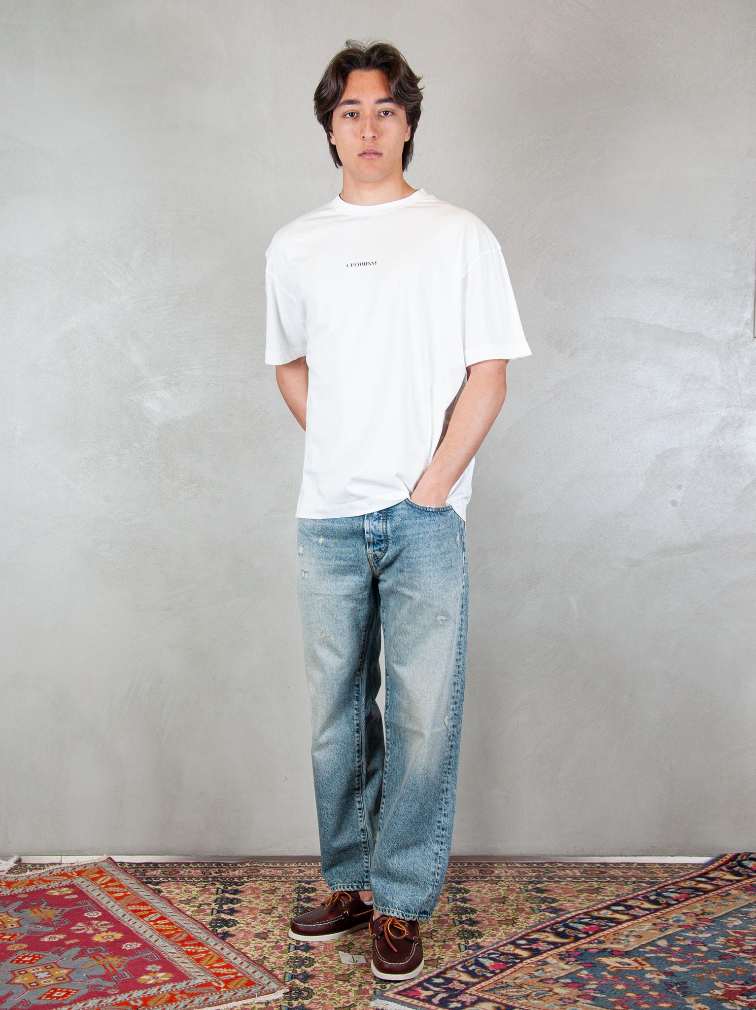 C.P. Company Tshirt Logo Crew TS087A-005100W 103 C.P. company 