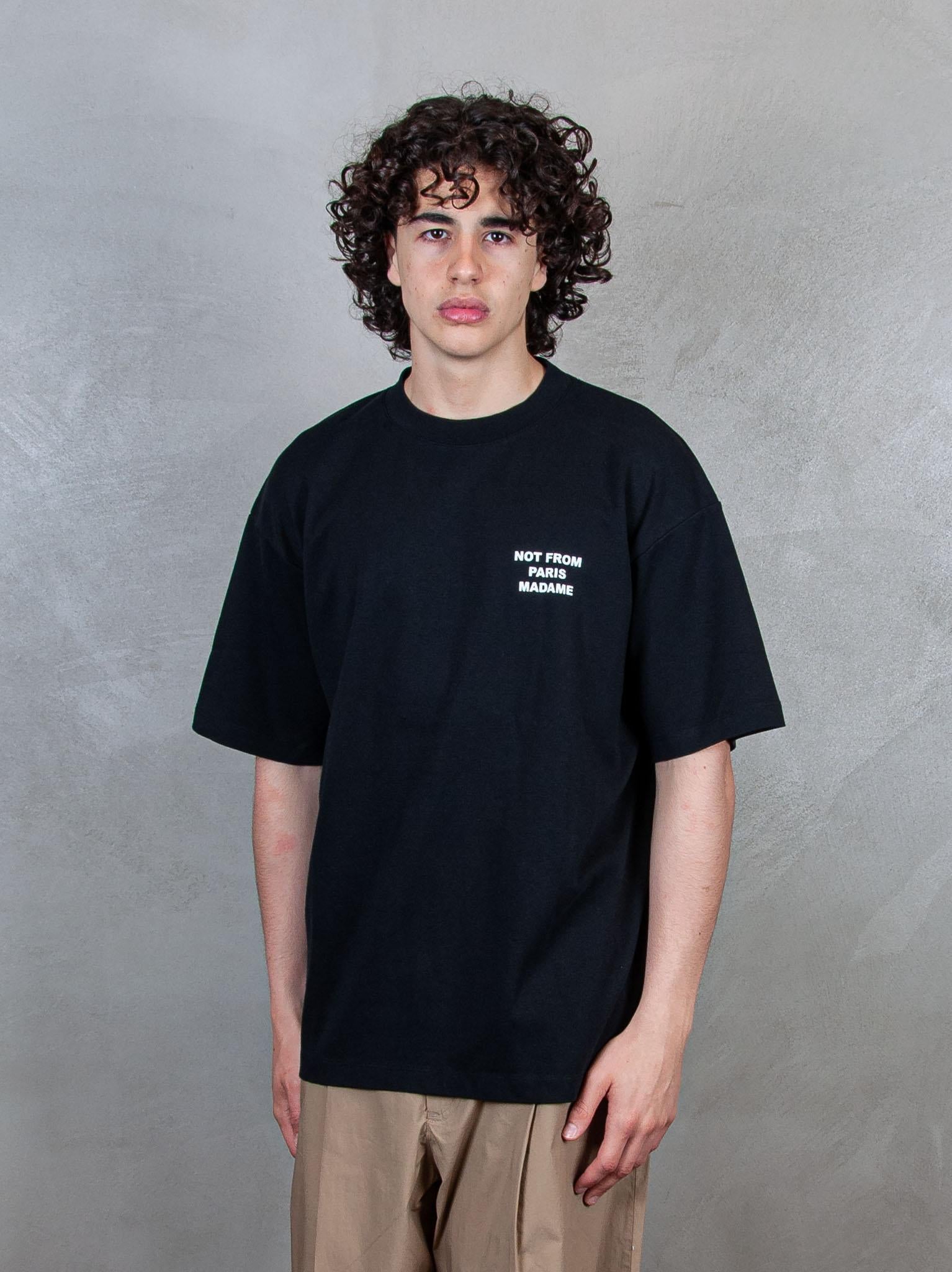 Le T-Shirt Slogan TS203-CO002 BL Drôle De Monsieur 