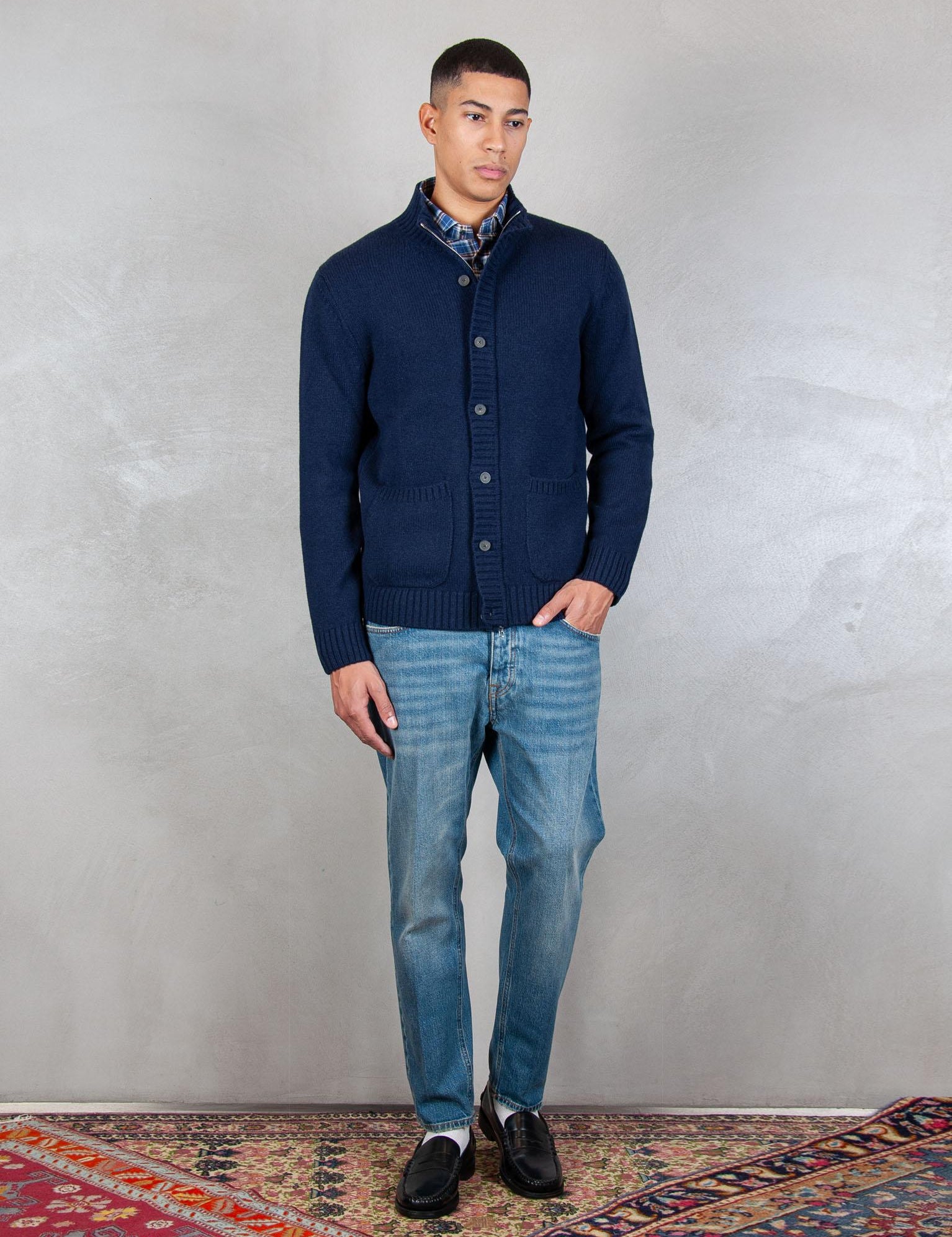 >Giubbotto Zip e Bottoni LG1206 90 Luigi Gentile 