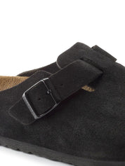 Birkenstock <BR/>Boston Suede BOSTON SUEDE-BLACK Birkenstock 