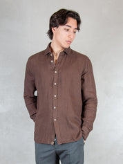 Tintoria Mattei Camicia <BR/>Lino TNP J66-UR6 Tintoria Mattei 