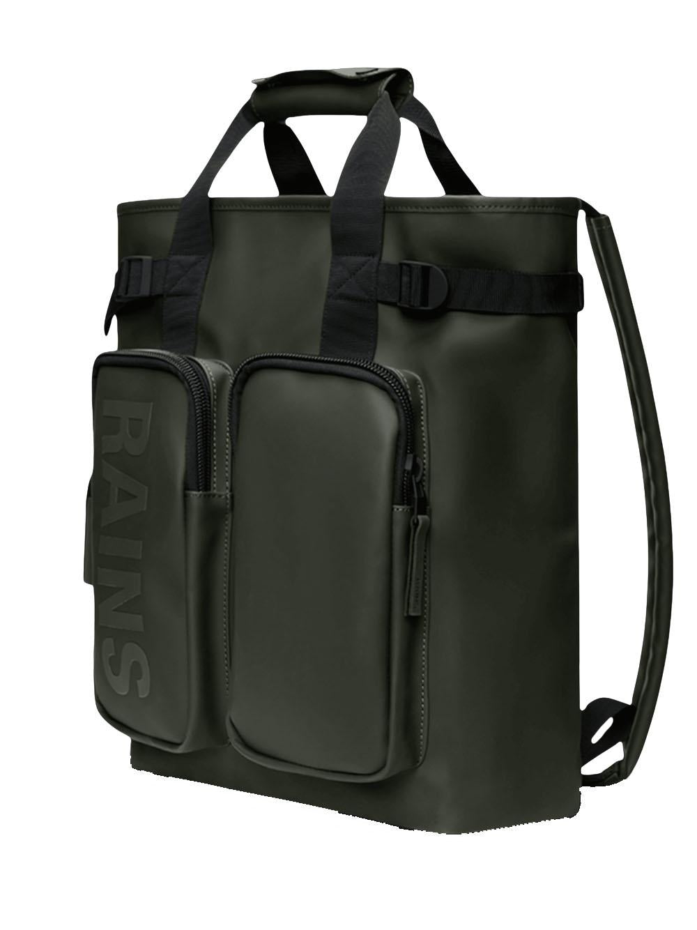 Texel Tote Backpack TEXELTOTE BACKPACK GREEN Rains 