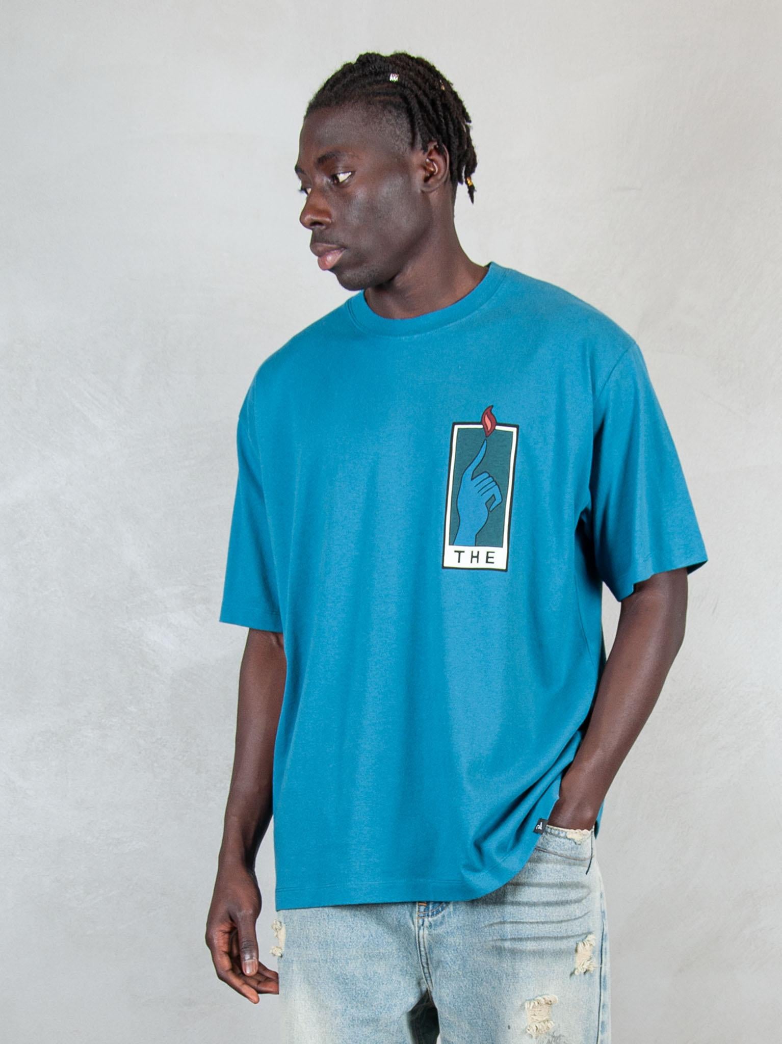Parra T-shirt Hands of time 55285 BLUE Parra 