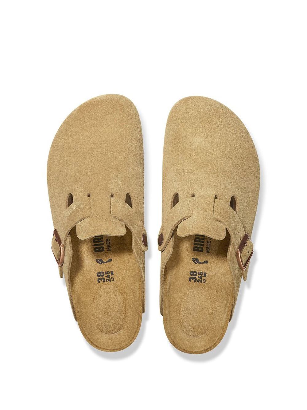 Birkenstock Boston Suede BOSTON SUEDE-LATTE Birkenstock 