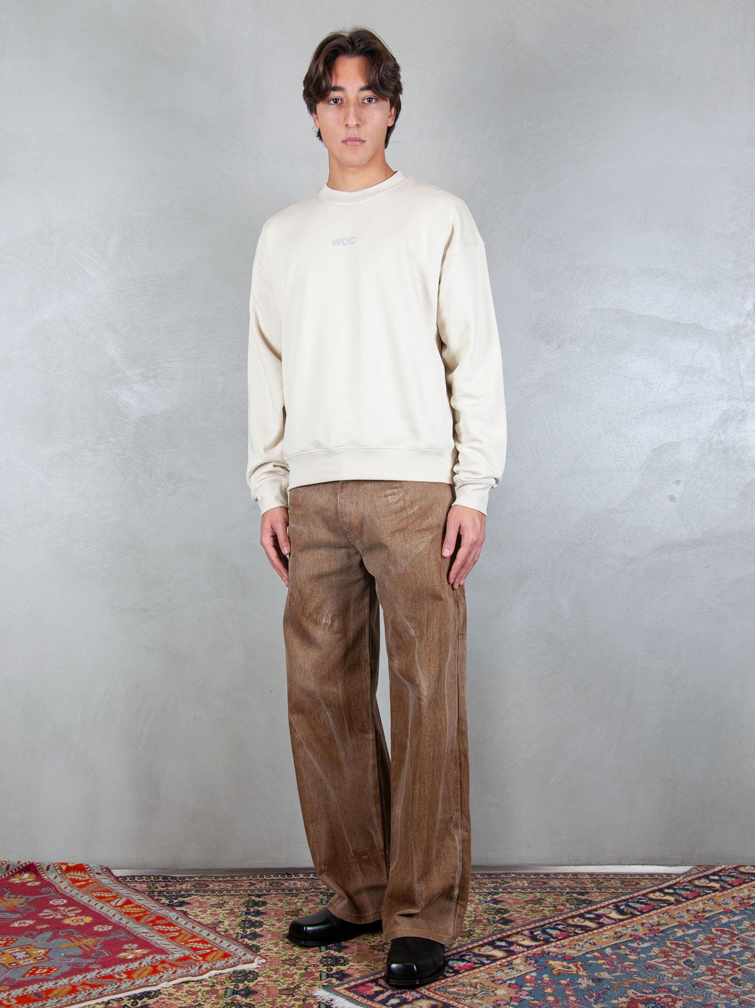 Woc felpa Atlanta crewneck SW021FL BURRO WOC 