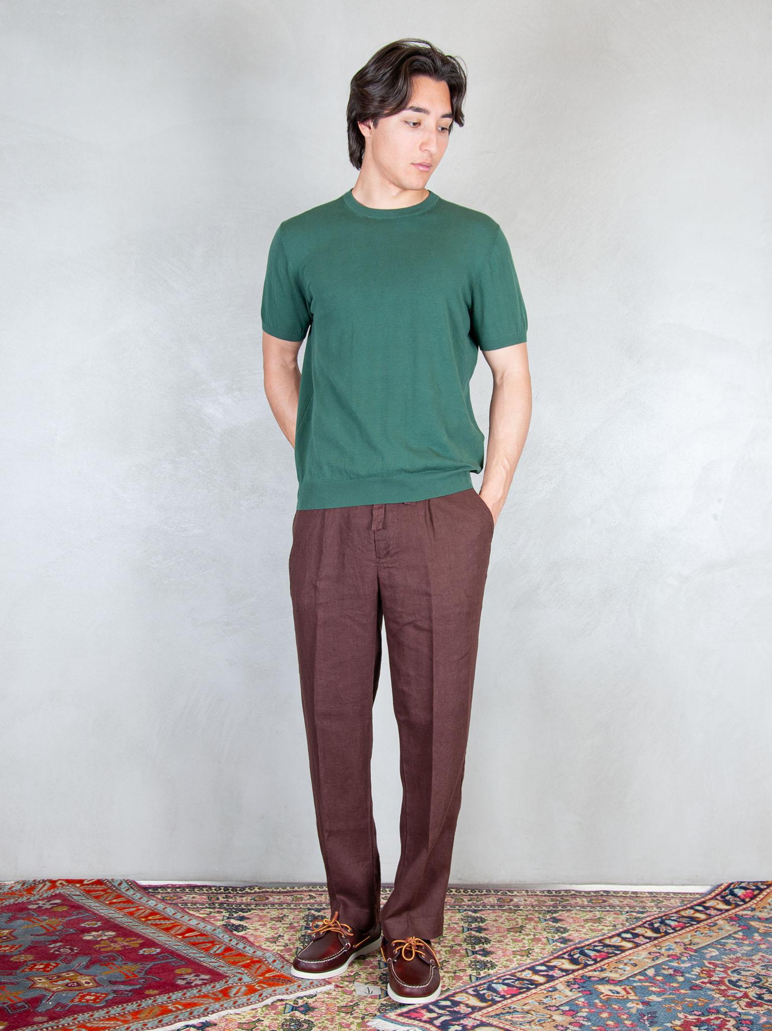 Seinse Pantaloni Coulisse Lino PSE1527 MOKA Seinse 