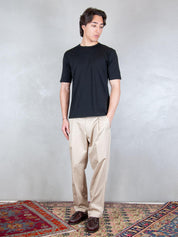 Seinse Tshirt <BR/>Doppio Collo Taglio Vivo TE3304 NERO Seinse 
