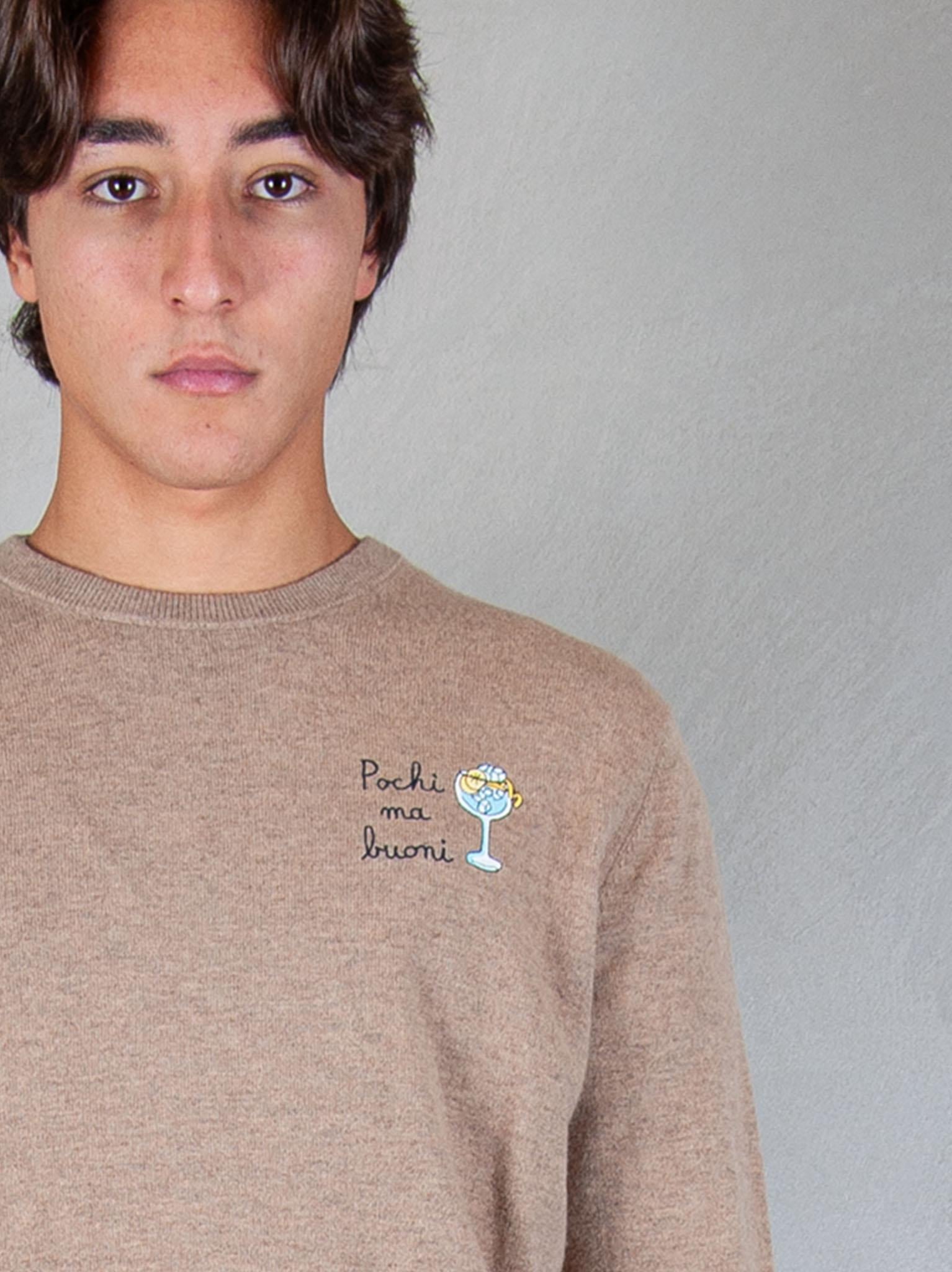 MC2 Saint Barth maglia Heron embroyed wool HER0024 03477I MC2 St Barth 