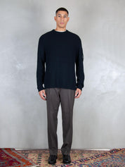 C.P. Company Maglia <BR/>Crewneck Fleece knit KN307A-006170A 999 C.P. company 
