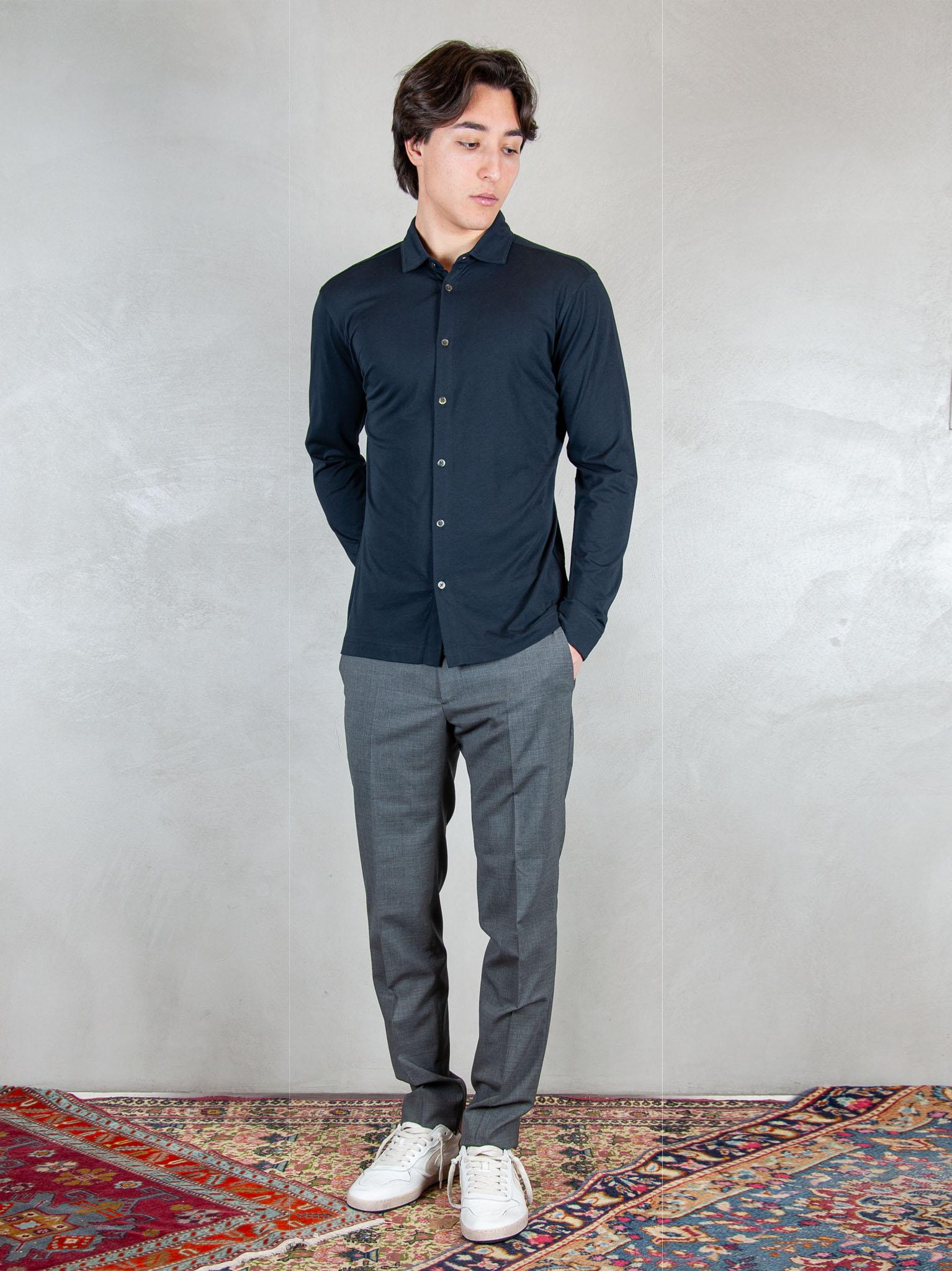 Raphael1966 Polo Camicia Cotone Pima DK17109 BLU NOTTE Raphael - Dkt 
