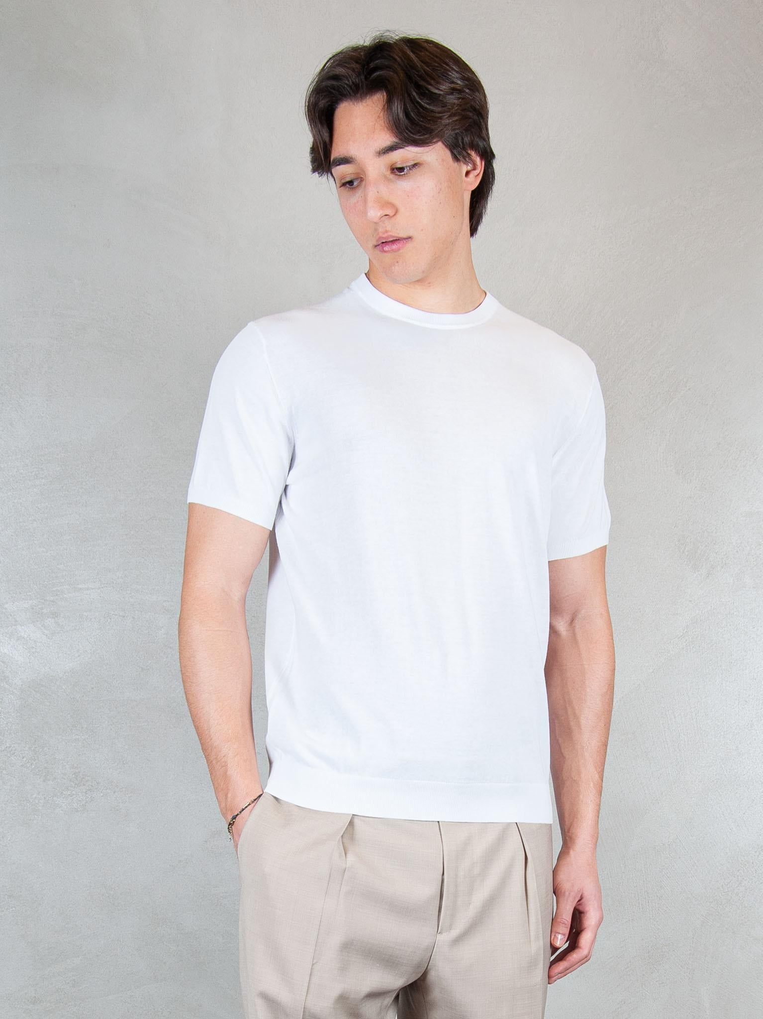 Raphael1966 Maglia Tshirt Cotone Crepe DK17003 BIANCO Raphael - Dkt 