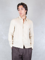 Seinse Camicia <BR/>Lino CE1081 BEIGE Seinse 