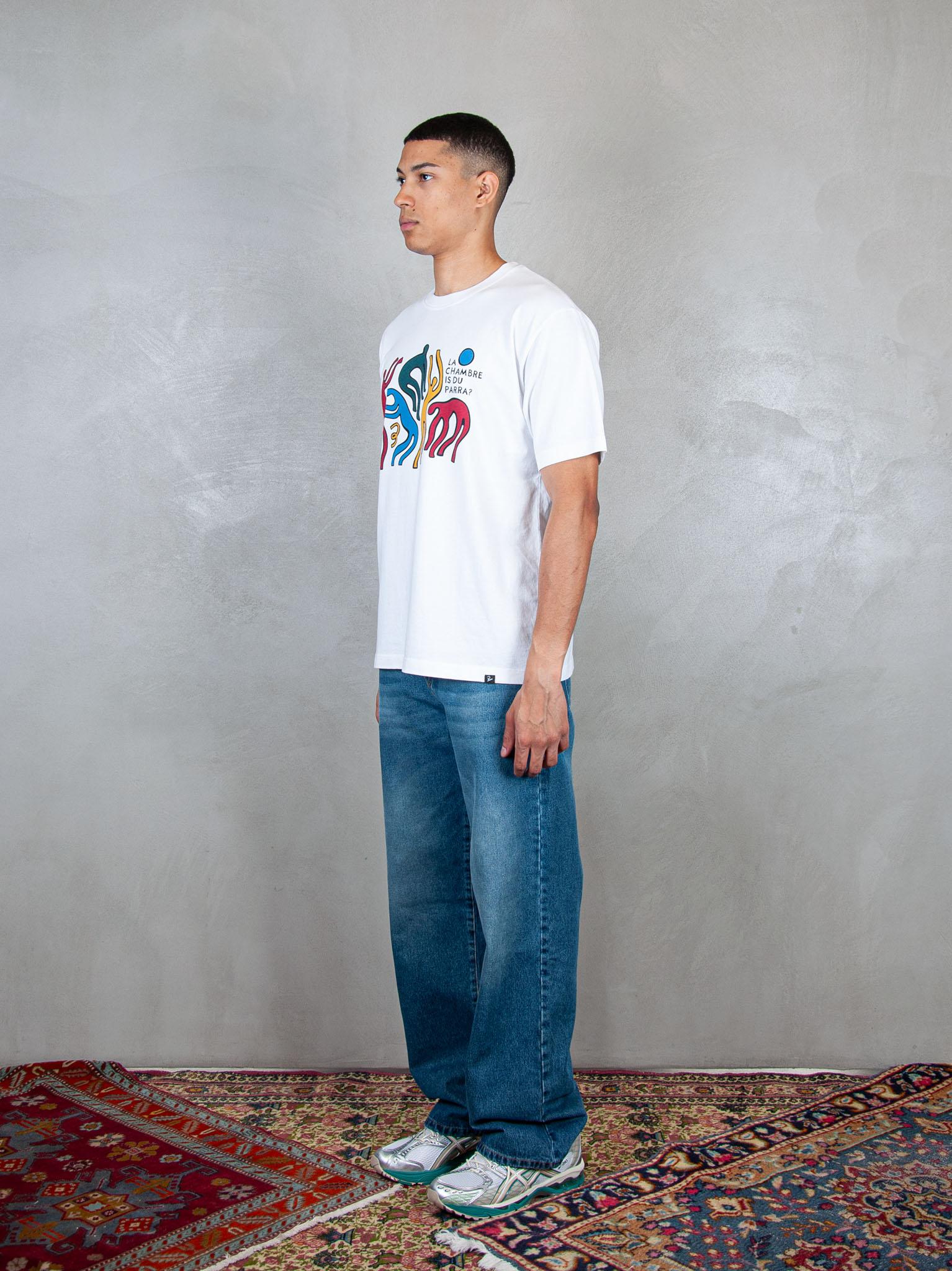 La Chambre Nuit T-Shirt 53106 WHITE Parra 