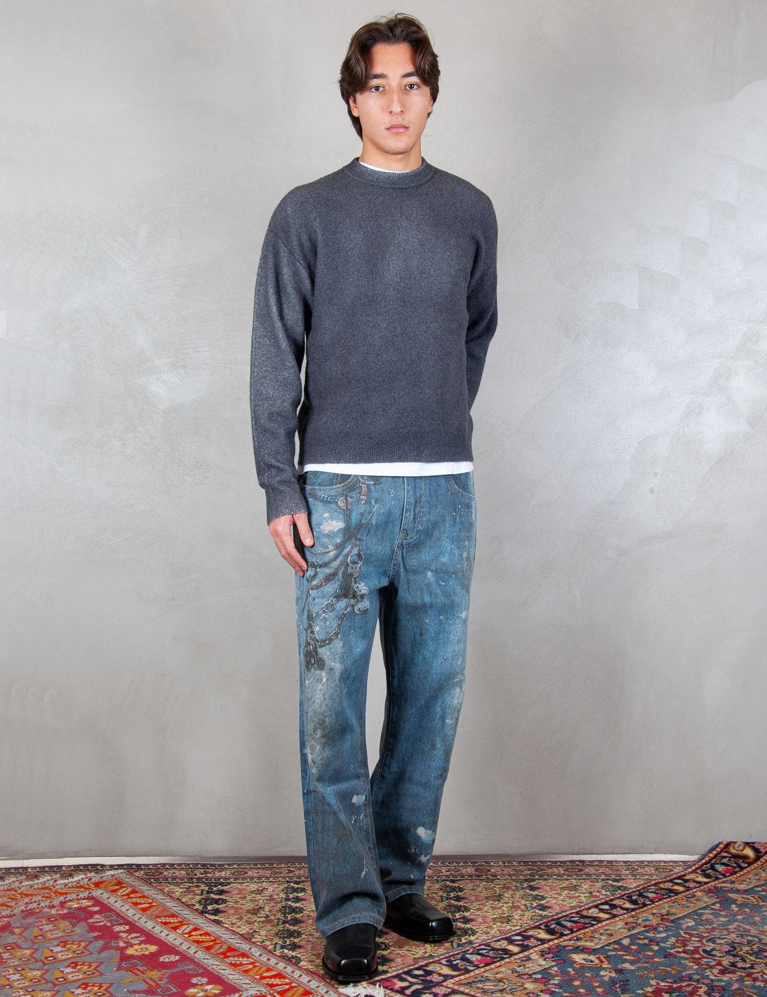 Crewneck Oversize CREW NECK OVER C0052 Amish 