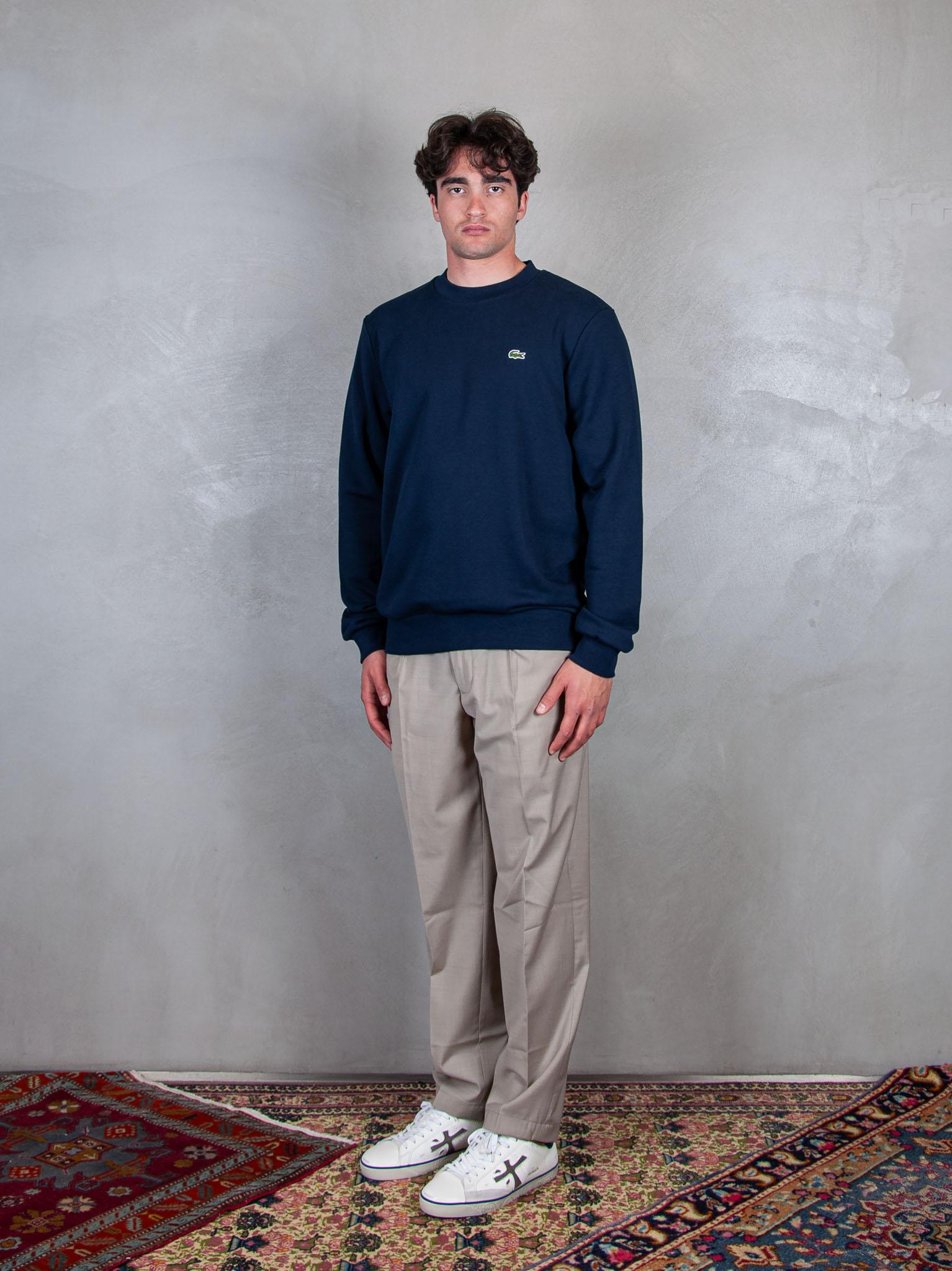 Felpa girocollo SH9801 166 Lacoste 