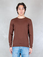 Seinse Maglia <BR/>Girocollo ME3184 MOKA Seinse 