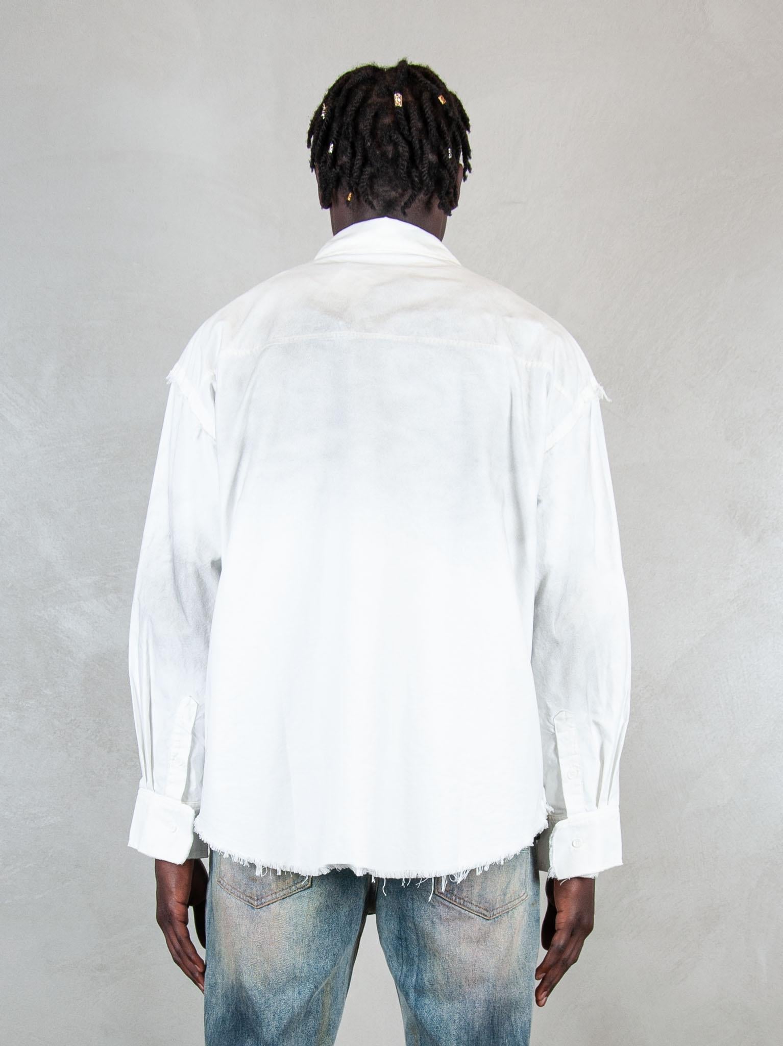 Acupuncture Camicia   Painter Shirt PAINTER SHIRT WHITE Acupuncture 