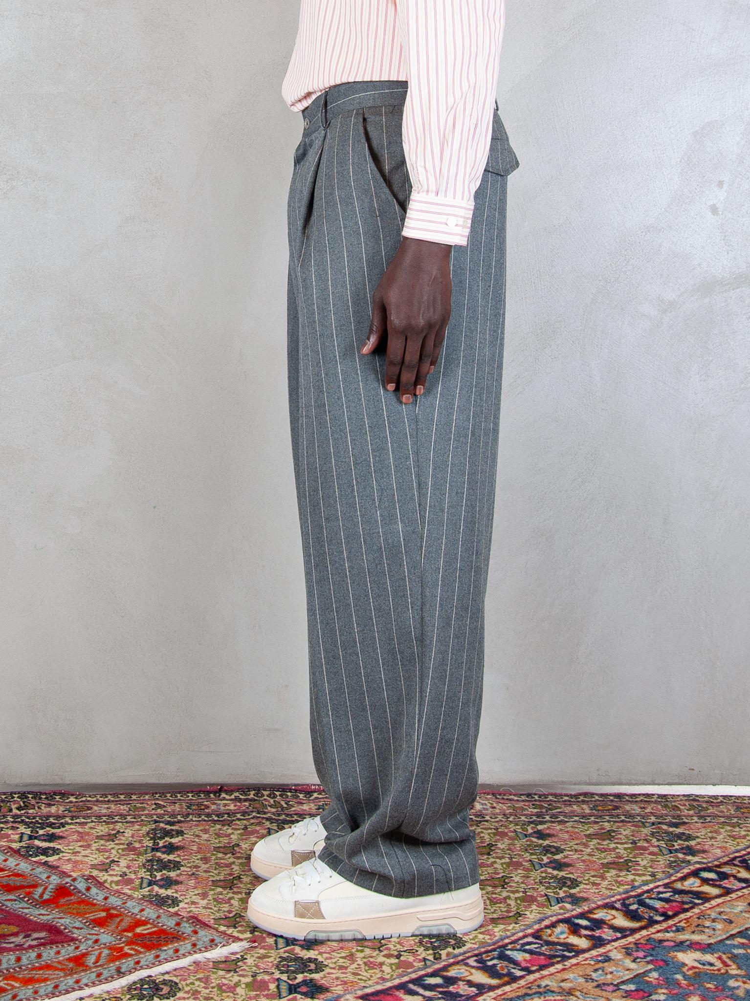 Hi Five Pantalone  Loose pant LOOSE GREY STRIPE Hi Five 