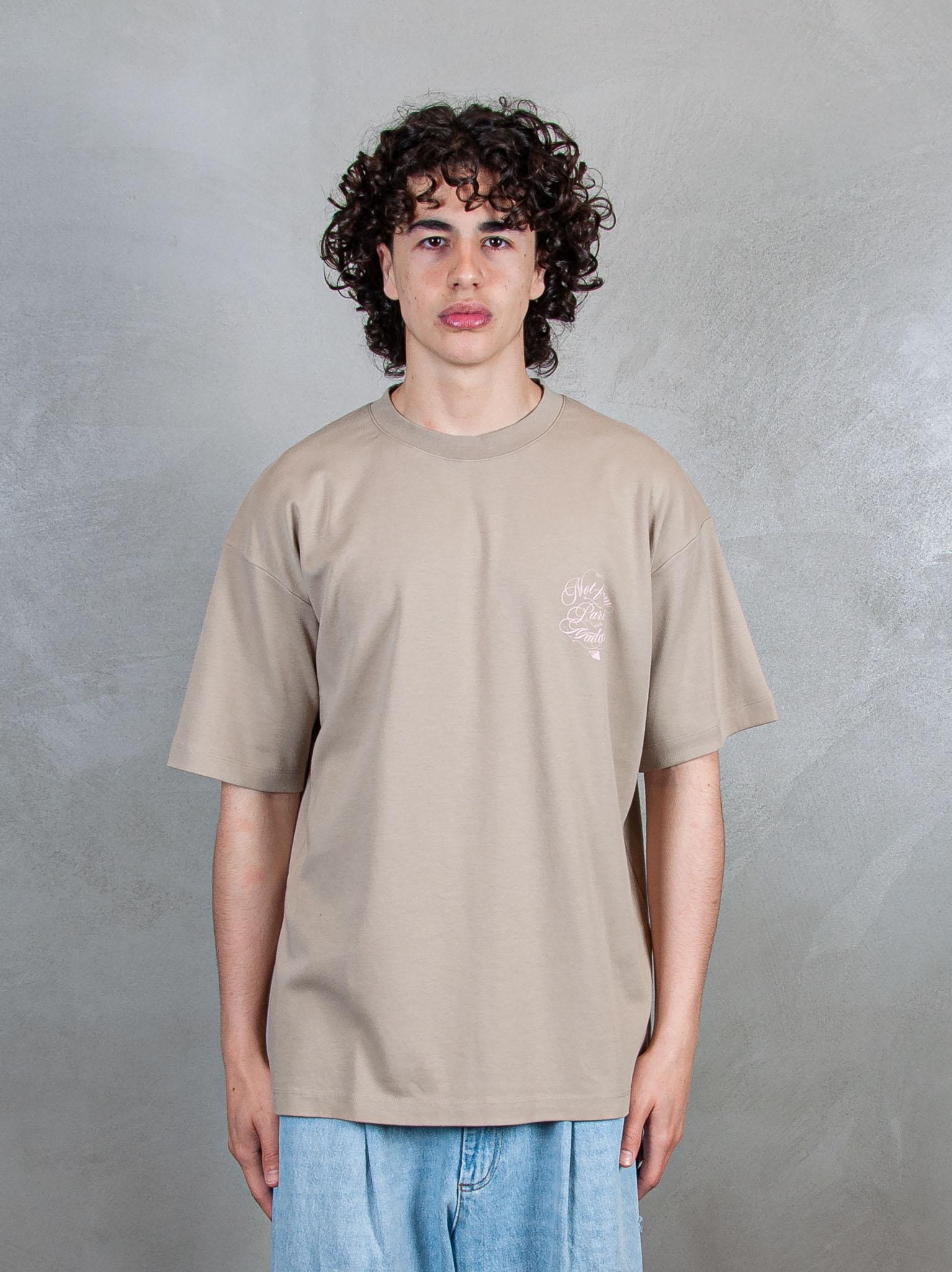 Le T-Shirt Slogan Vignes TS226-CO002 BG Drôle De Monsieur 