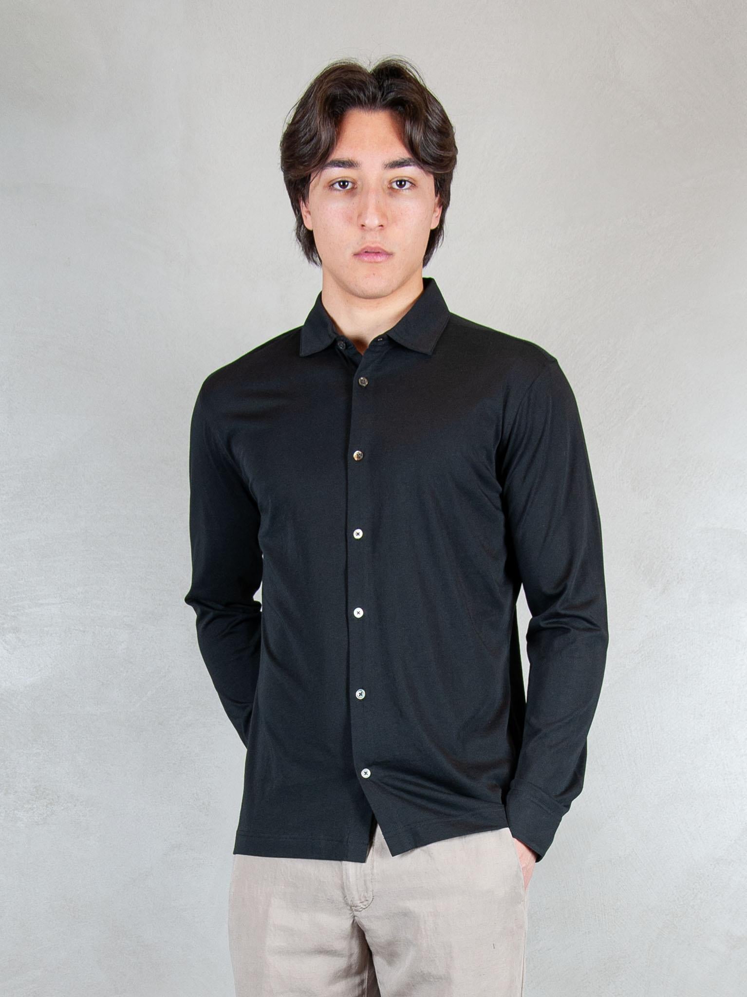 Raphael1966 Polo Camicia Cotone Pima DK17109 NERO Raphael - Dkt 
