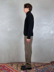 Lacoste <BR/>Maglione zip in lana cardata AH5181 031 Lacoste 