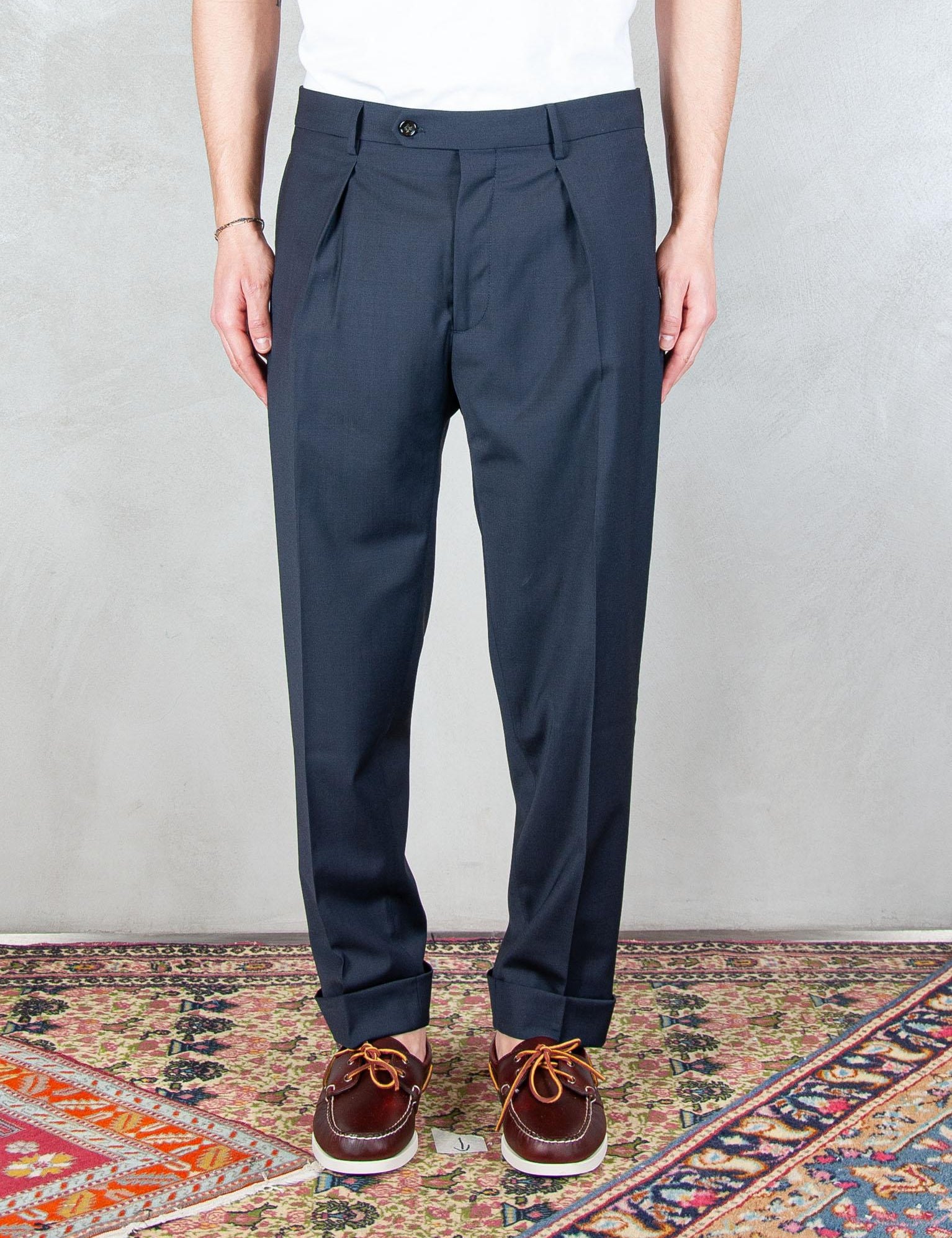 >Chiaia CHIAIA PO1383X-NAVY Berwich 