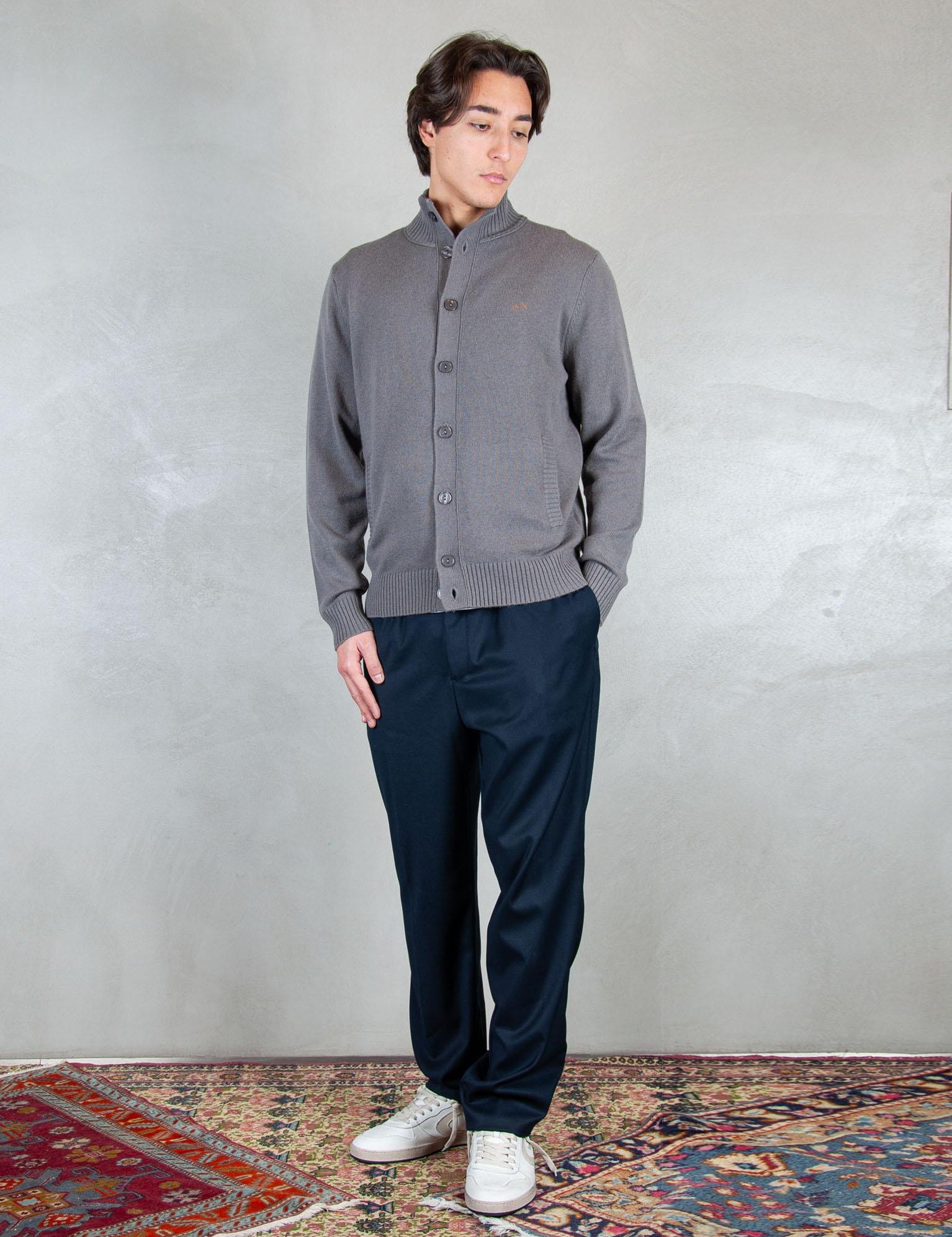 Sun68 Maglia Giubbotto Bottoni K45111 47 Sun68 