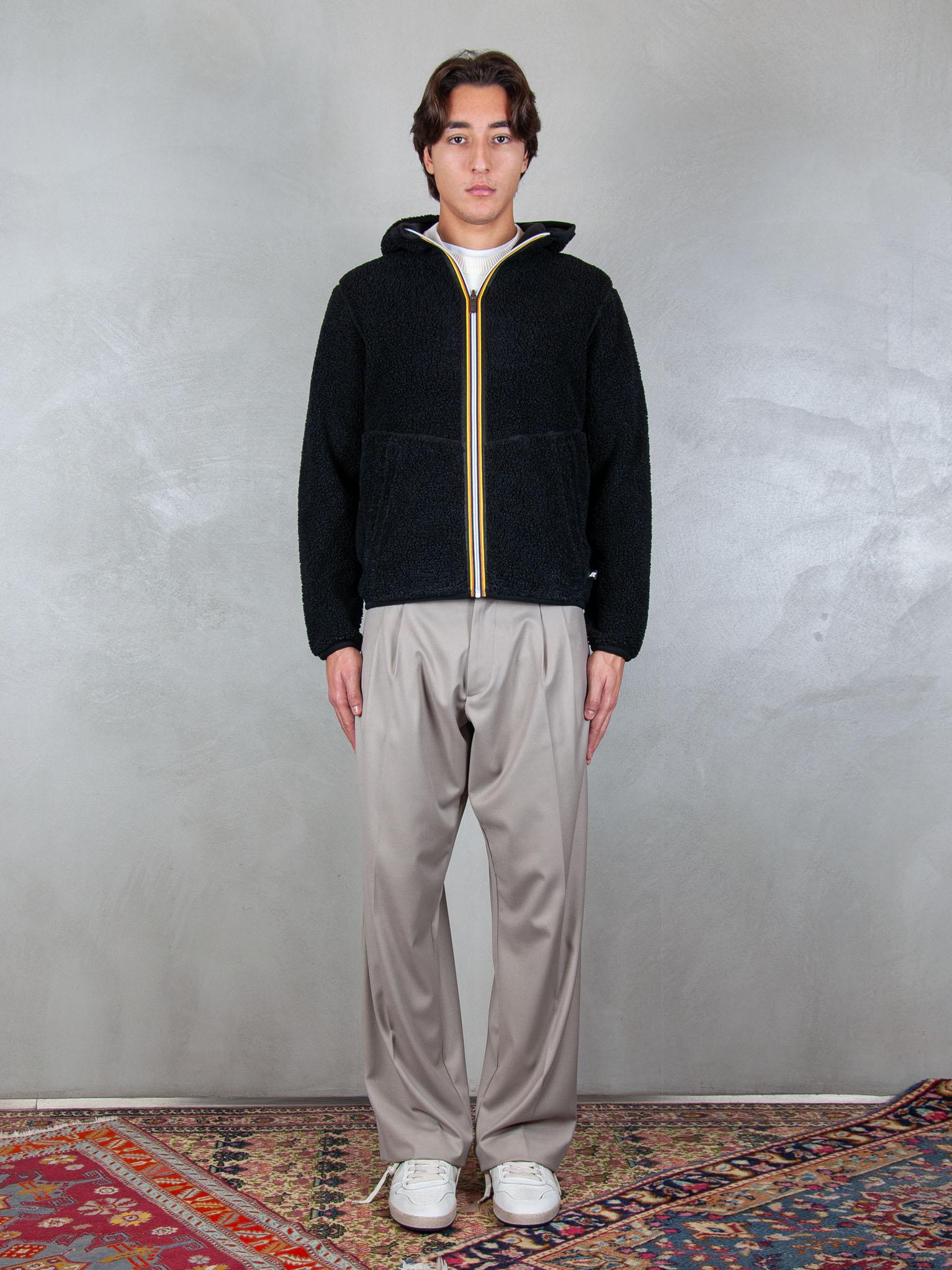 K-Way Felpa Jack Sherpa Polar Double K3132NW AVA K-Way 