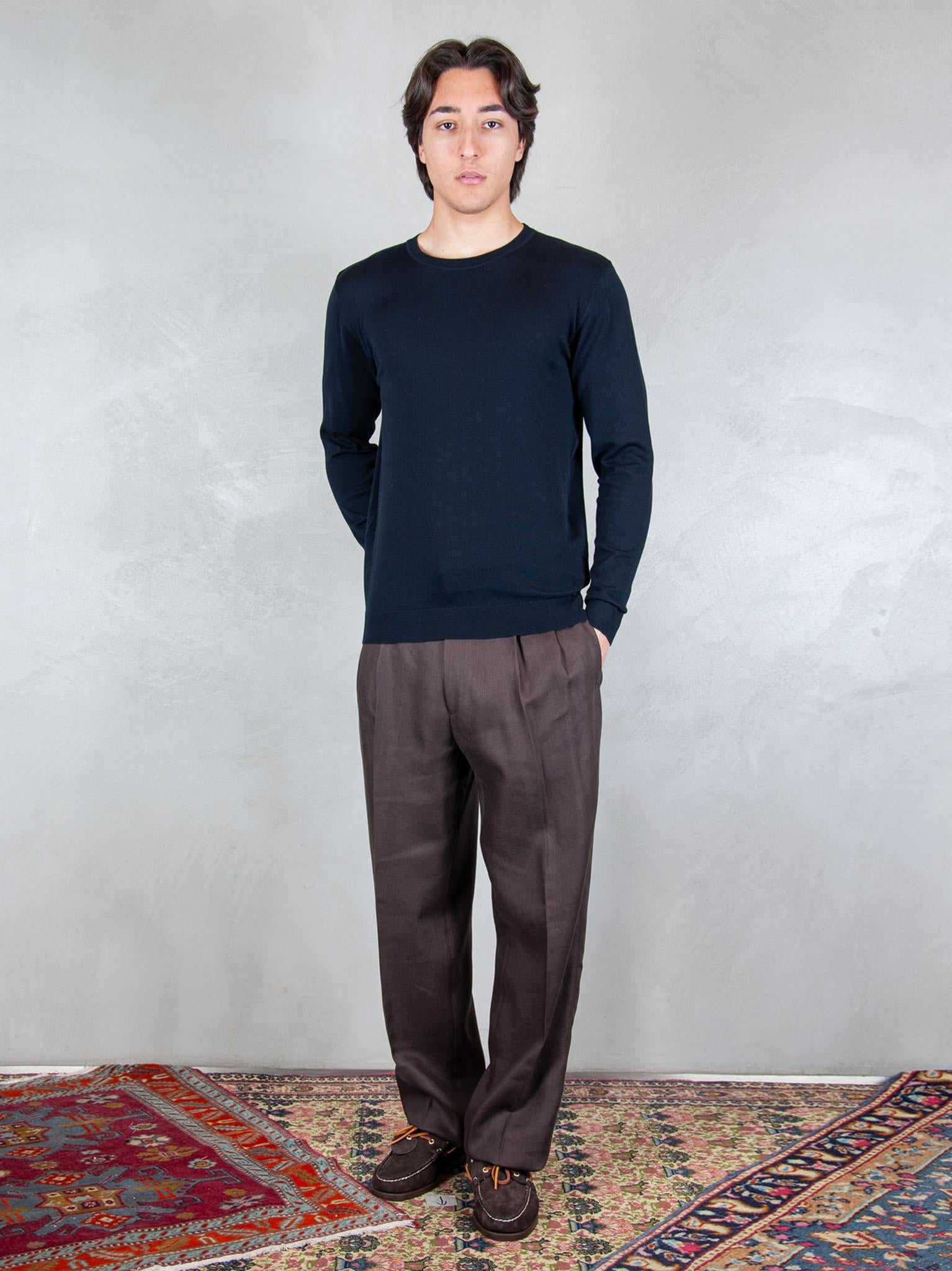 Seinse Maglia Girocollo ME3184 BLUE NAVY Seinse 