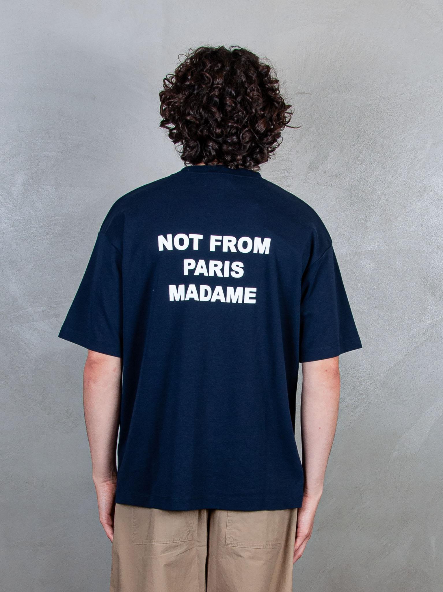 Le T-Shirt Slogan TS203-CO002 NY Drôle De Monsieur 