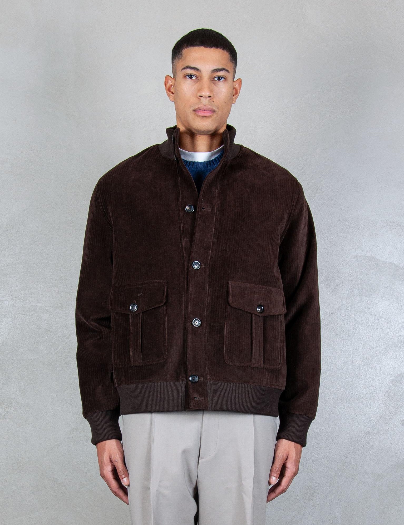 >Giubbotto Velluto Costa Francese CN4966 G1125 Circolo 