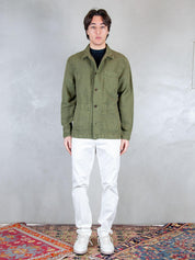 Chesapeak's Overshirt <BR/>Saint Malò SAINT MALO CTN/LIN-MIL GRN Chesapeak's 