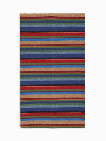 Gallo Sciarpa unisex pile blu righe multicolor AP514452 32648 Gallo 