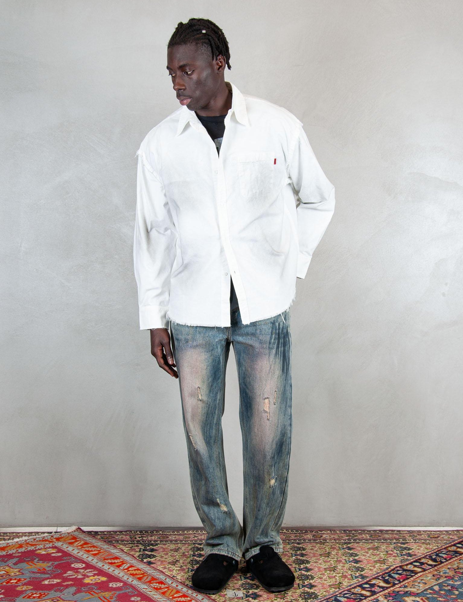 >Painter Shirt PAINTER SHIRT WHITE Acupuncture 