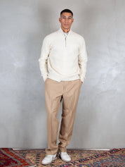 Diana Studio <BR/>Maglia half zip costa inglese DW24M070050 118 Diana Studio 