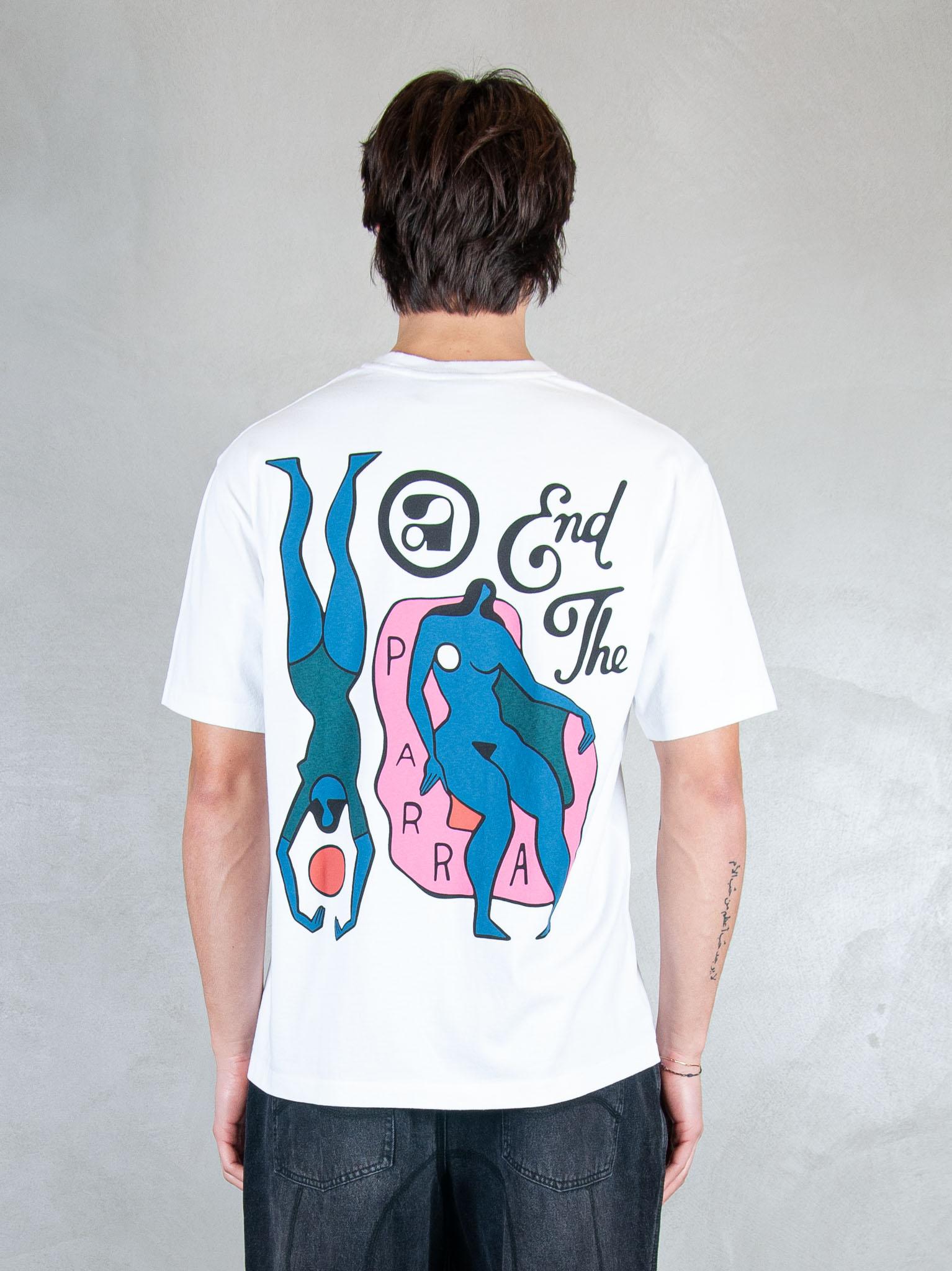 Parra T-shirt End the loungechair 55160 WHITE Parra 