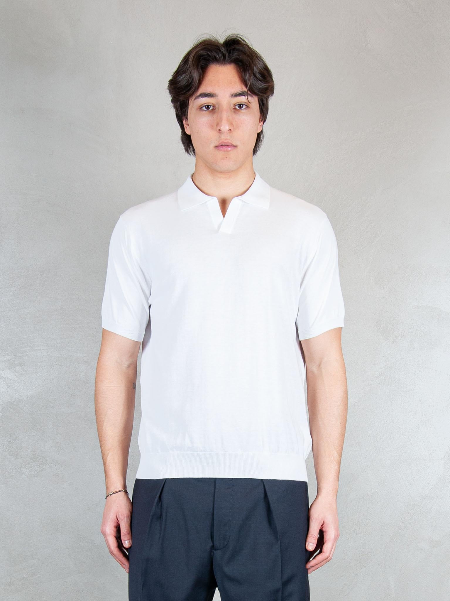 Raphael1966 Maglia Polo Capri Cotone Crepe DK17008 BIANCO Raphael - Dkt 