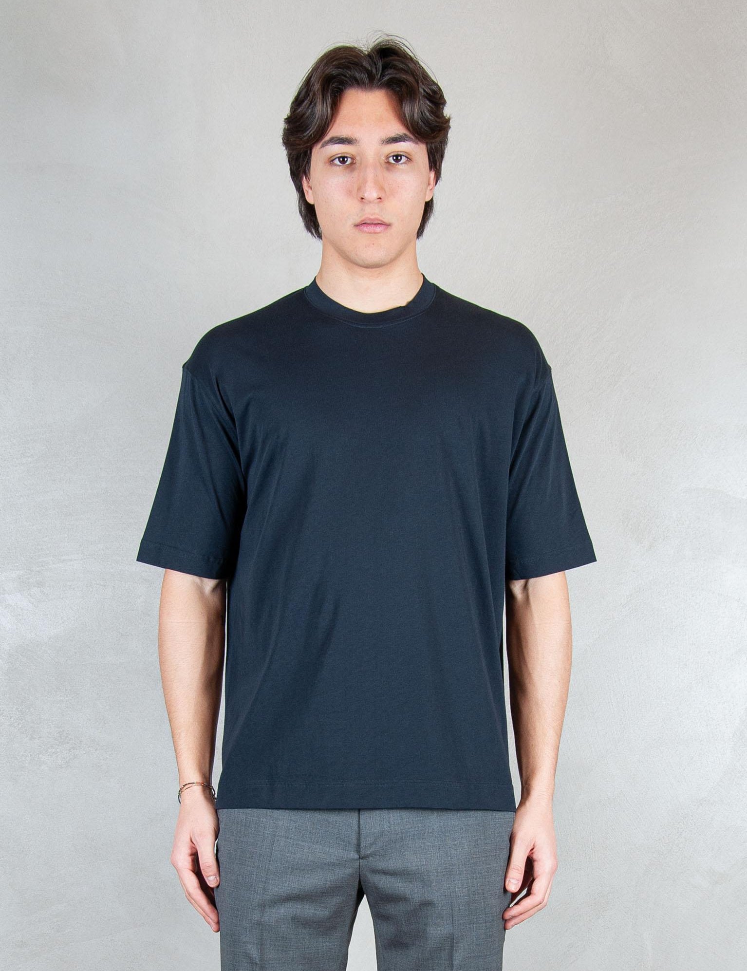 >Basic Cotone Pima DK17106 BLU NOTTE Raphael - Dkt 
