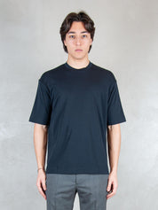 Raphael1966 Tshirt <BR/>Basic Cotone Pima DK17106 BLU NOTTE Raphael - Dkt 