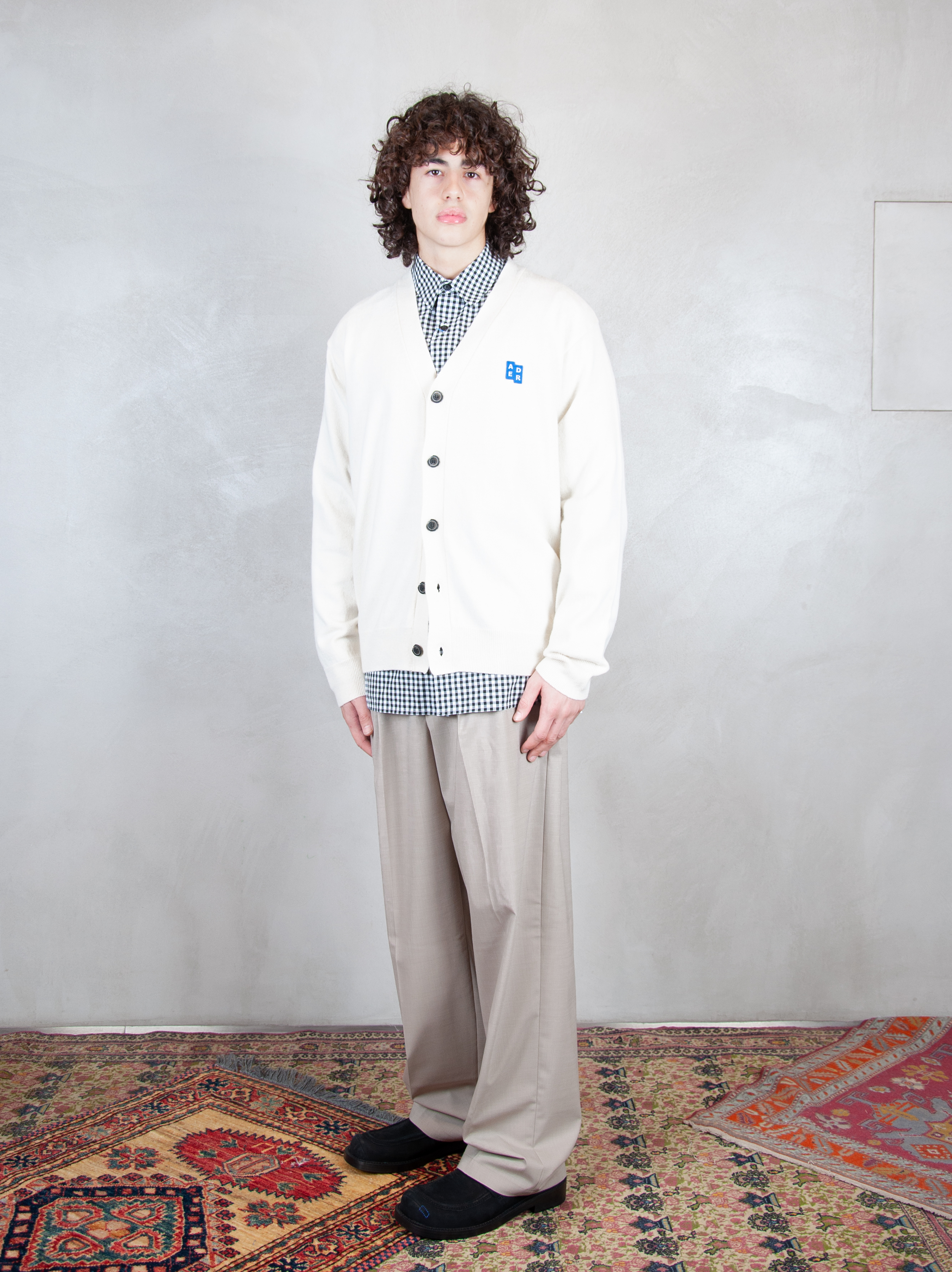 Ader Error Maglia Tetris Cardigan BMSGFYKT0701 OT-OTMEAL Ader Error 