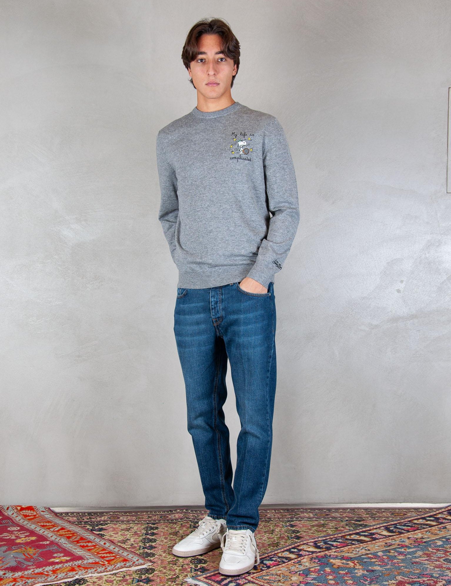 >Heron embroyed wool HER0024 00543I MC2 St Barth 